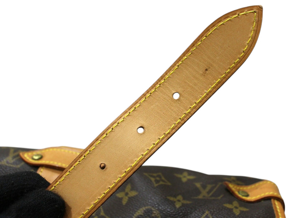 LOUIS VUITTON Saumur Crossbody Bag Monogram Brown Brown Travel LV